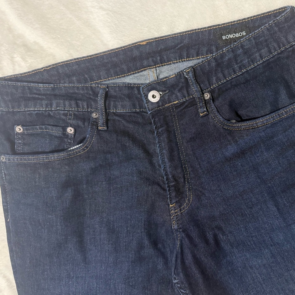Bonobos Blue Relaxed Jeans Classic Fit